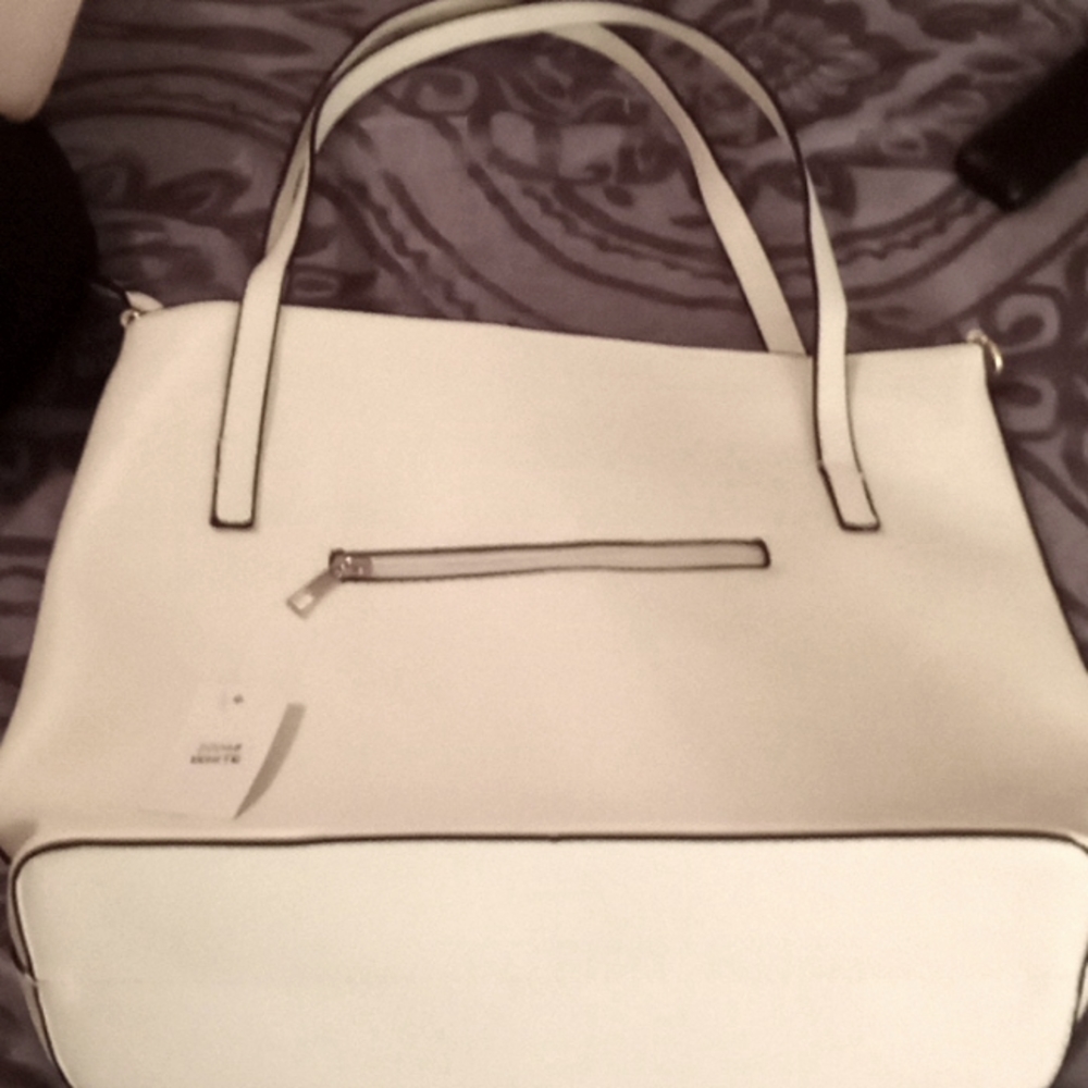 White Tote bag
